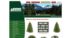 Desktop Screenshot of choinki-sosna.pl